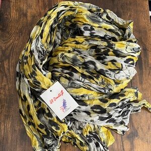 LA DoubleJ Vibrant Mixed-Print Scarves